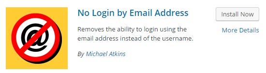 غیرفعال کردن امکان ورود با ایمیل در وردپرس