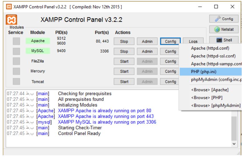 رفع خطای استارت نشدن Apache و mysql در زمپ