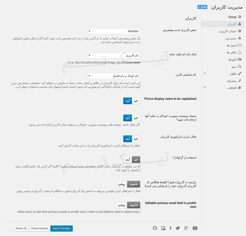 ساخت پروفایل حرفه ای در وردپرس